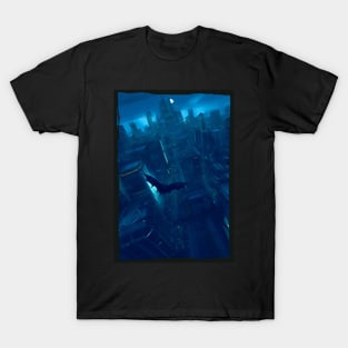 A Lone Bat Flying at Night T-Shirt